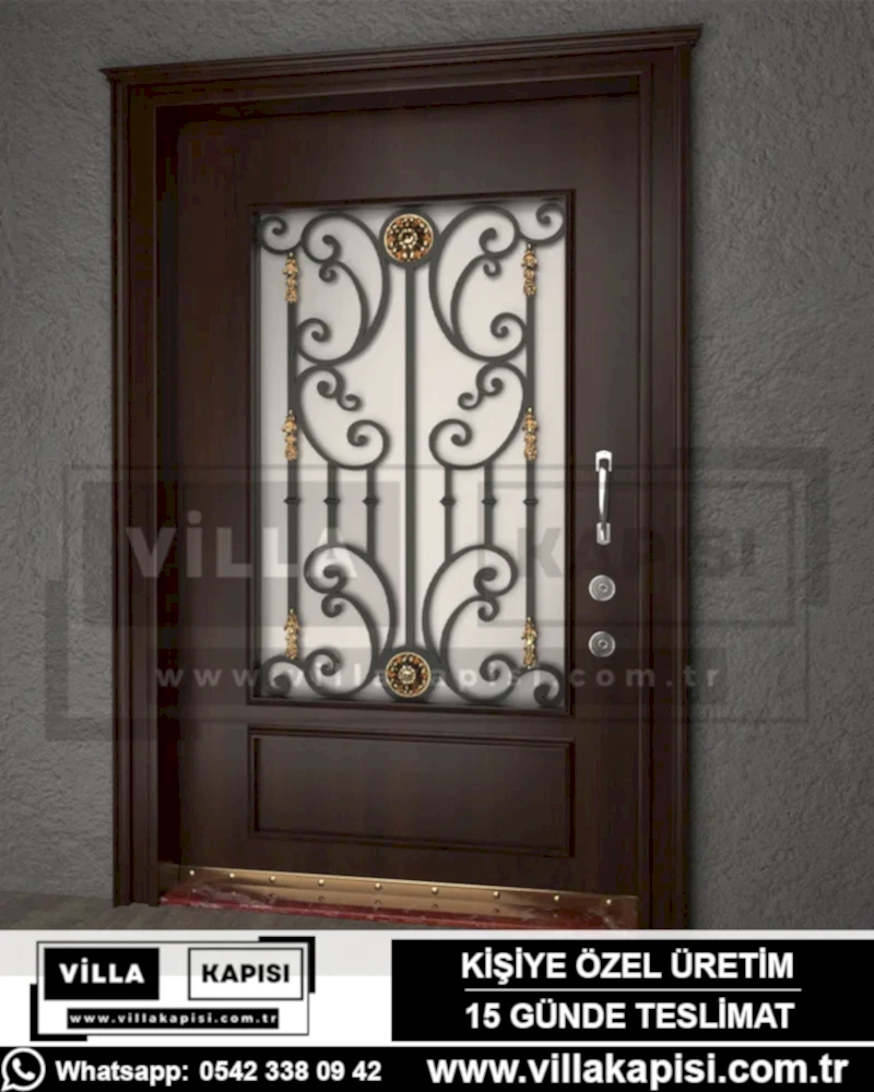 masif-ahsap-kaplama-ferforjeli-villa-kapisi-villa-kapilari