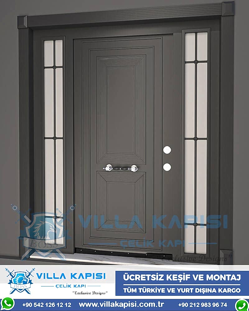 323 Villa Kapısı Modelleri İstanbul Villa Giriş Kapısı Kompozit Villa Kapısı Fiyatları Entrance Door Haustüren Sayf qapilari Çelik Kapı