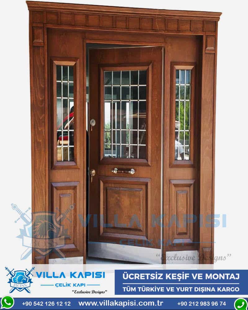 326 Villa Kapısı Modelleri İstanbul Villa Giriş Kapısı Kompozit Villa Kapısı Fiyatları Entrance Door Haustüren Sayf qapilari Çelik Kapı